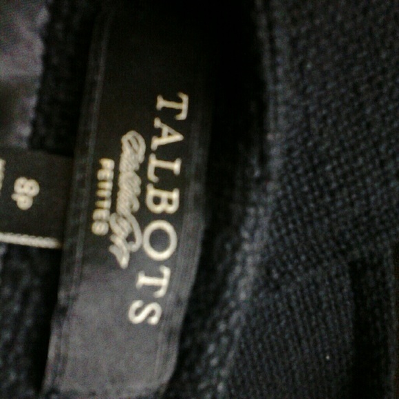 Talbots  Blue  Black Double  Breasted  Blazer - Picture 4 of 4